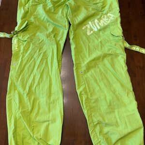 Zumba Fitness Womens Lime Green Dance Pants
